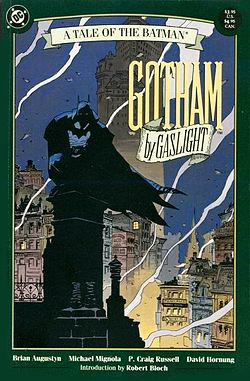 Gotham by Gaslight cover by Mike Mignola